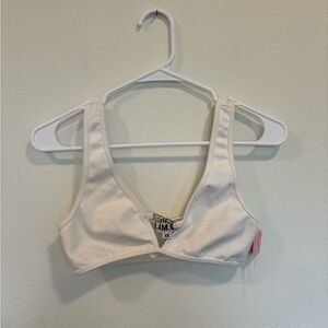 Iamgia white lucid top